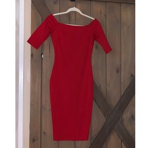 Red Lulu’s “Girl Can’t Help It” Dress.